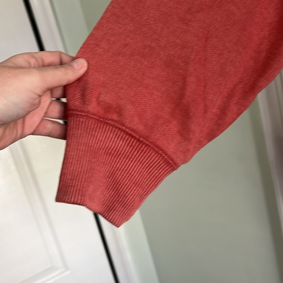 XL aerie over sized cow neck sweatshirt. Burnt orange. GUC. - Picture 3 of 5